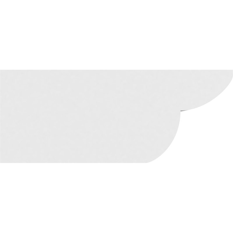 5"W x 8"H x 20"L Standard Crestline Architectural Grade PVC Rafter Tail, 8"H x 5"W x 20"D