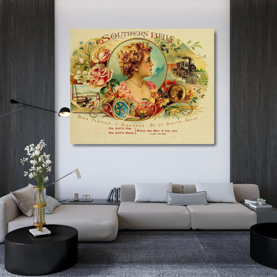 Canora Grey Vintage Apple Collection Gallery Wrapped Canvas Art Titled: Southern Belle