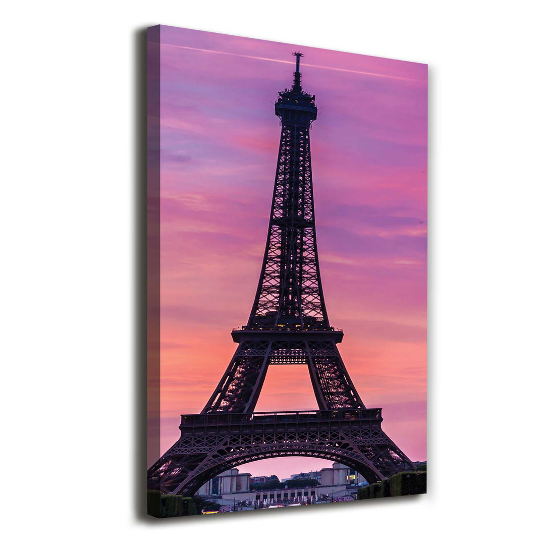 Eiffel Tower Paris - Wrapped Canvas Print