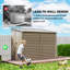 Outsunny 5 x 9ft Galvanised Metal Garden Shed with Foundation Kit-116233368