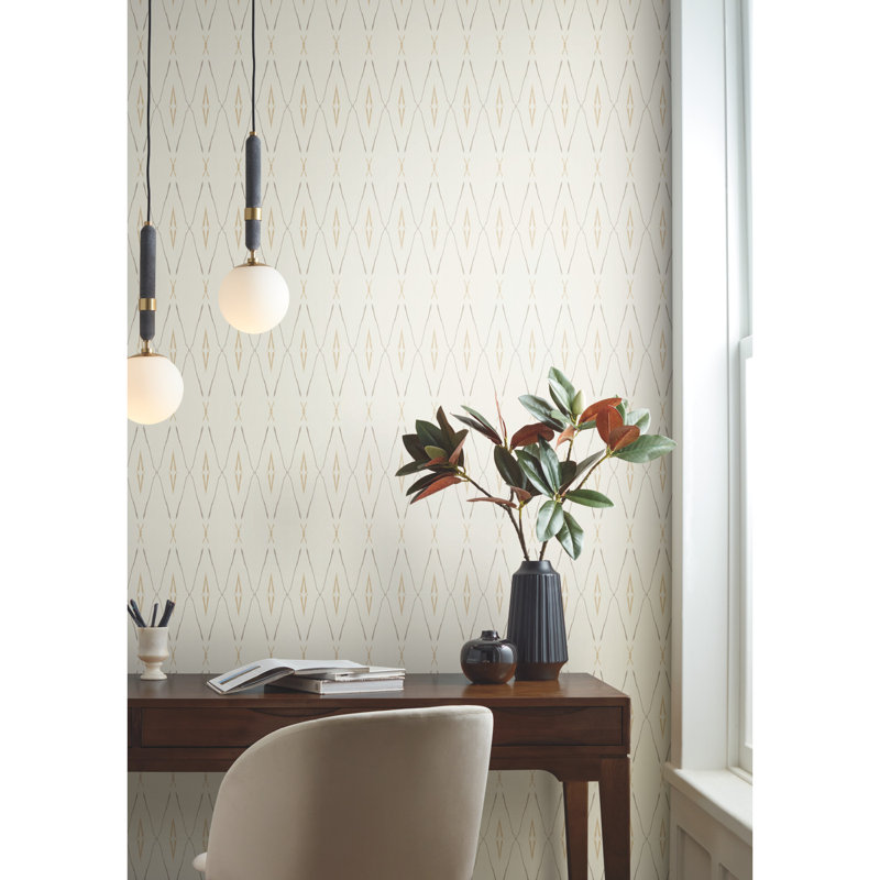 Artifact Silhouettes Geometric Wallpaper Double Roll, Desert