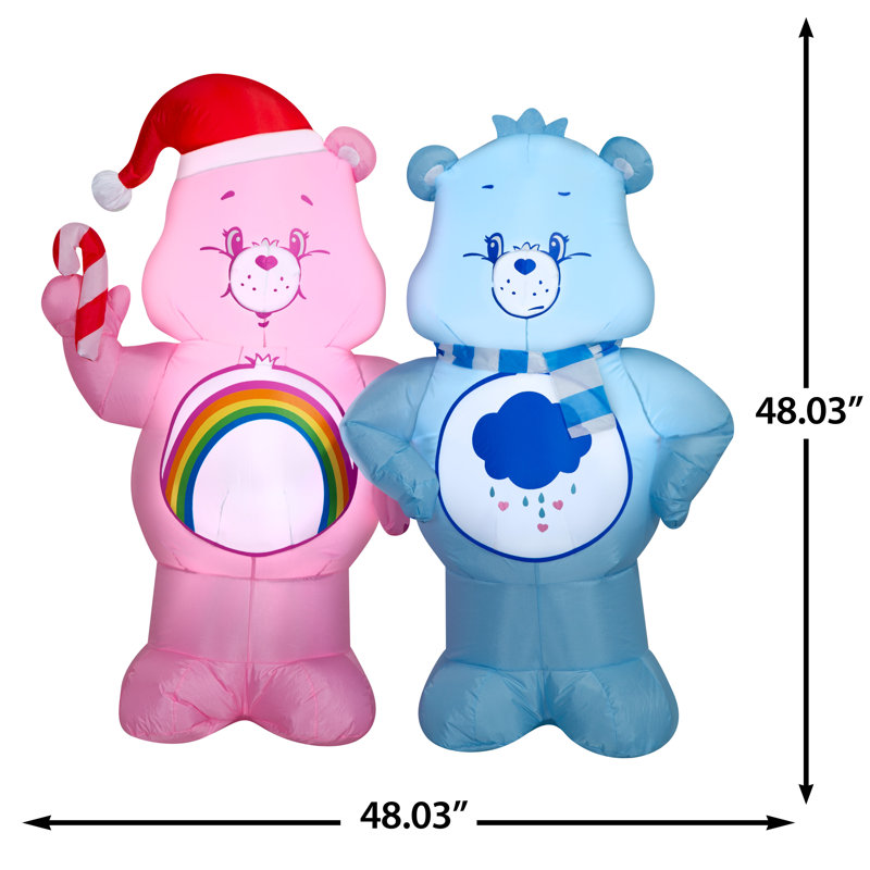 Lumière de Noël Airblown avec ELT-Cheer et Grumpy avec Candy Cane Value-MD-CloudCo