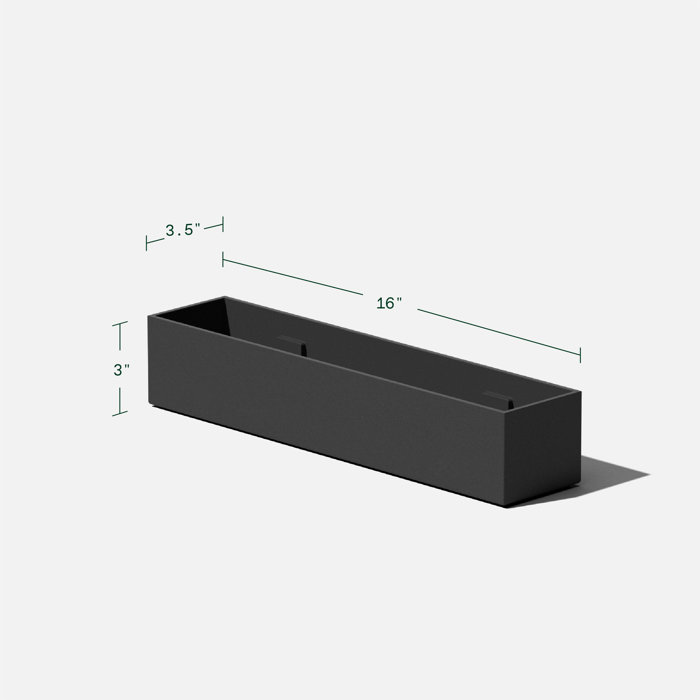 Veradek Geo Series Plastic Planter Box & Reviews | Wayfair