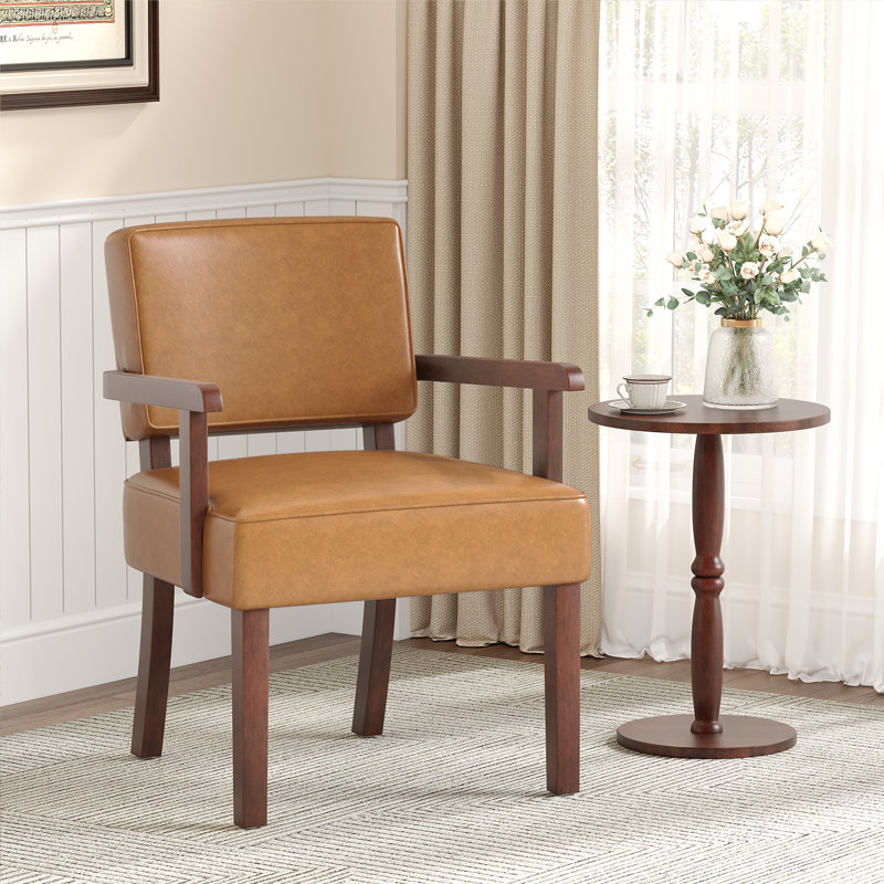 Fauteuil d'appoint Naethan, Brun