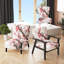 Chaise d'appoint japonaise rembourrée