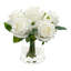 Real Touch Roses Arrangement In Glass Vase-58842514