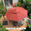 Parasol en porte-à-faux rond en bois avec base Epperly-606005847-608126242