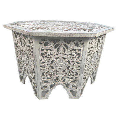 Jaico Solid Wood Top Single Coffee Table
