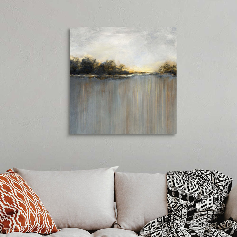 Rainy Sunset I - reproduction d'art sur toile, Toile tendue, H 30 po x l 30 po x P 1,25 po