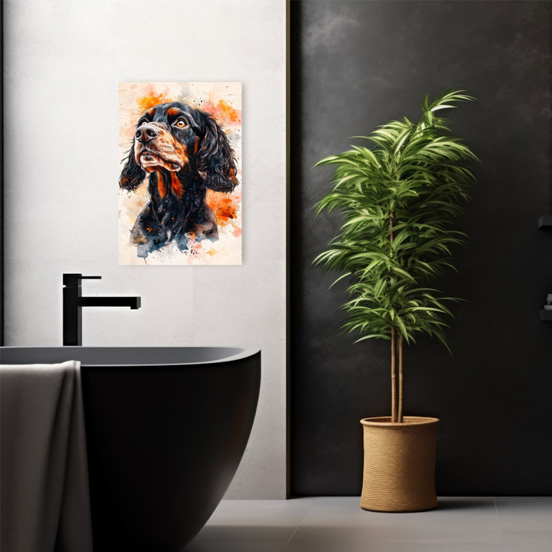 Noble Gordon Setter, H 24 po x l 16 po