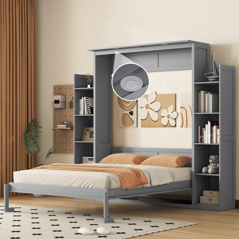 Lit escamotable Scherf, Gris