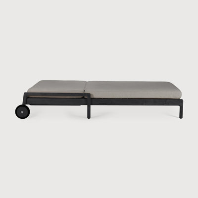 Jack Outdoor Teak Chaise Lounge