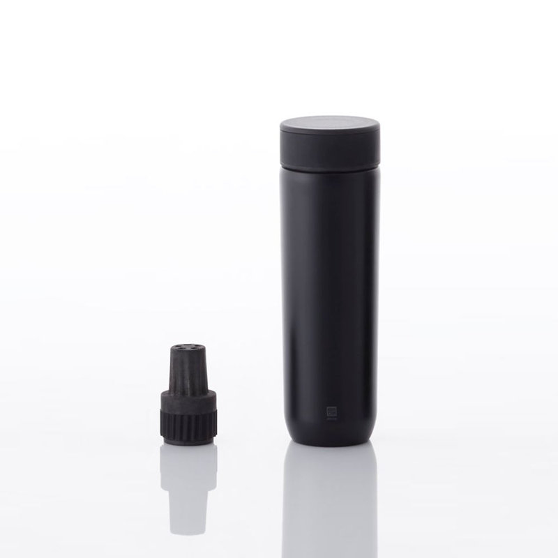 Tasse de voyage en acier inoxydable 10 oz, Noir