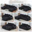 3 Seater Corduroy Sofa-1225257370