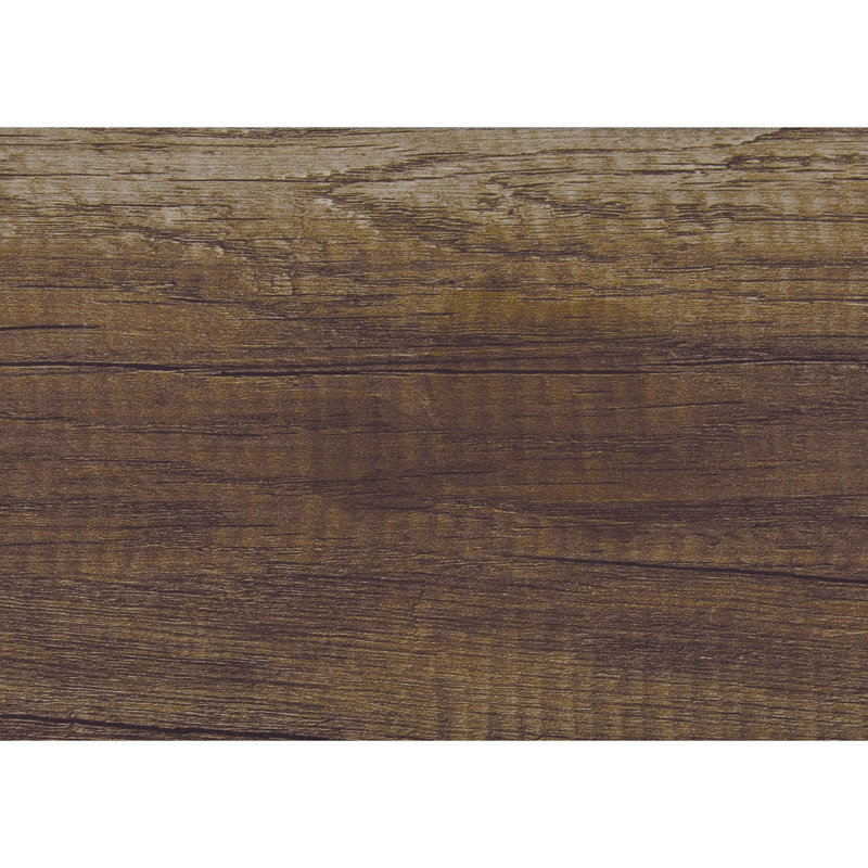 Grand lit en bois patiné vieilli, mobilier au design rustique, lit fini