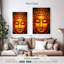 Visage de Bouddha souriant-2113600241