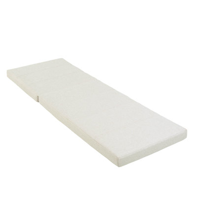 Coussin de chaise longue d'extérieur Roomfitter 75,98 ", coussin de remplacement résistant aux intempéries pour chaise longue de patio et de piscine, beige