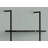 Bookshelf, Bookcase, Etagere, Ladder, 5 Tier, 72"H, Office, Bedroom, Marble Look Laminate, Black Metal, Contemporary, Modern-925170285
