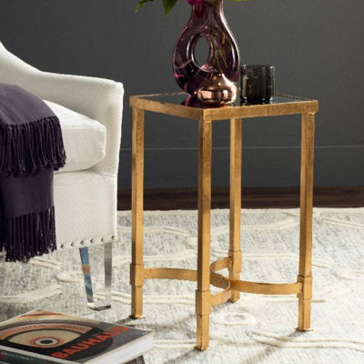 Glass Top End Table
