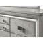 Vail - Table de chevet - Gris