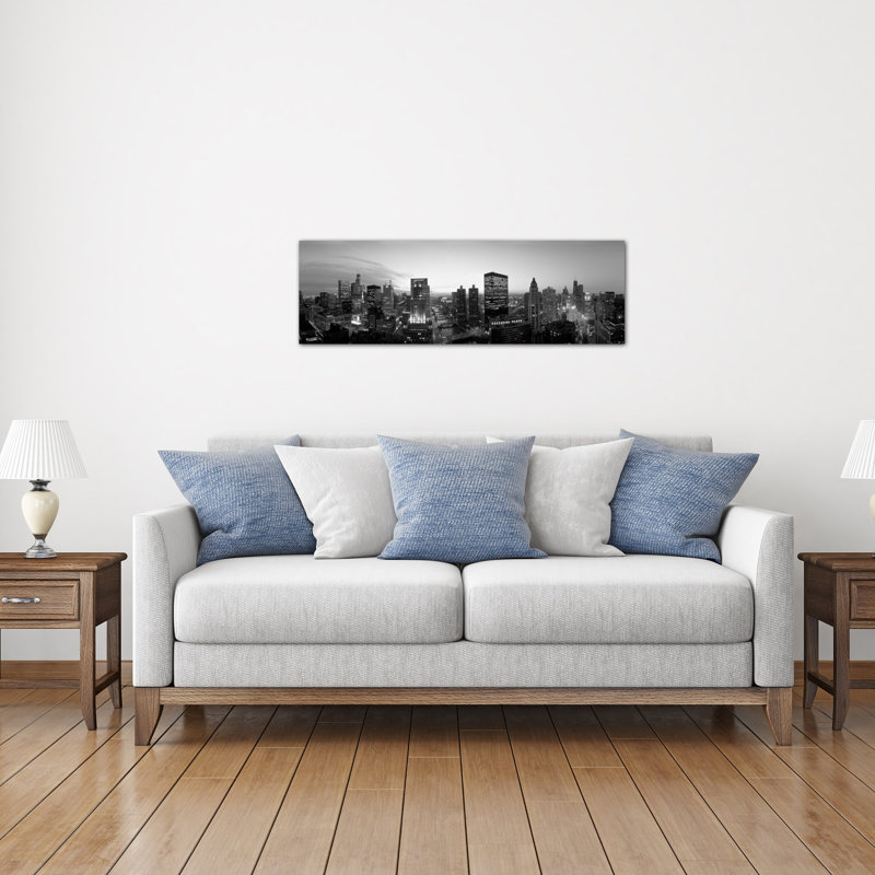 «Chicago, Illinois», reproduction de photo sur toile, H 12 po x l 36 po x P 1,5 po, Toile tendue