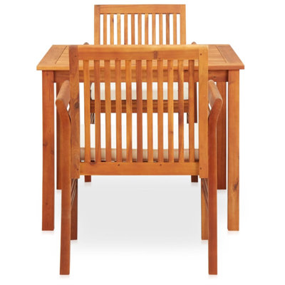Square 2 - Person Dining Set with Cushions
