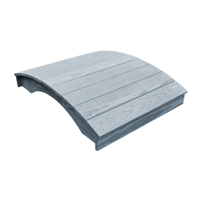 Plank Garden Bridge, Gris, H 10 po x l 48 po x P 36 po