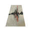 Rug & Kilim’S Abstract Runner Rug In White With Black And Red Geometric Pattern