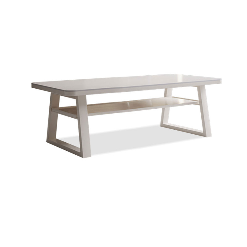  Bureaux rectangulaires blancs en bois massif, H 29,53 po x l 62,99 po x P 31,5 po