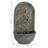 Lutton Weather-Resistant Polystone Solar Outdoor Wall Fountain - Florentine Stone-97426022