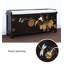 Solid Wood Traditional Hand-Painted Copper Lock Shoe Storage Bench-1964371525