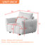 Méridienne rembourrée en tissu Sef, canapé moderne, canapé d'appoint-406578992