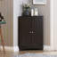 Armoire de coin Home Floor avec deux portes et tablettes-2038895728