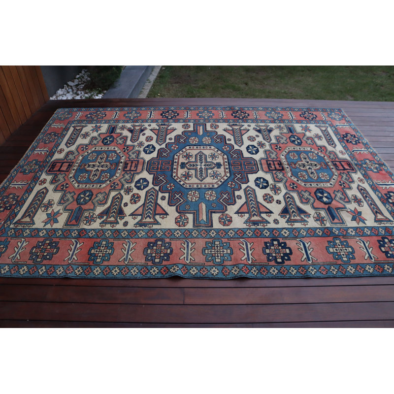Tapis turc tissé à la main dans des teintes terreuses vibrantes pour le salon et la chambre à coucher