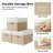 Storage Bins With Lids, Storage Baskets For Linen Closet Shelves, Decorative Storage Boxes, 3-Pack-126563964-126563965