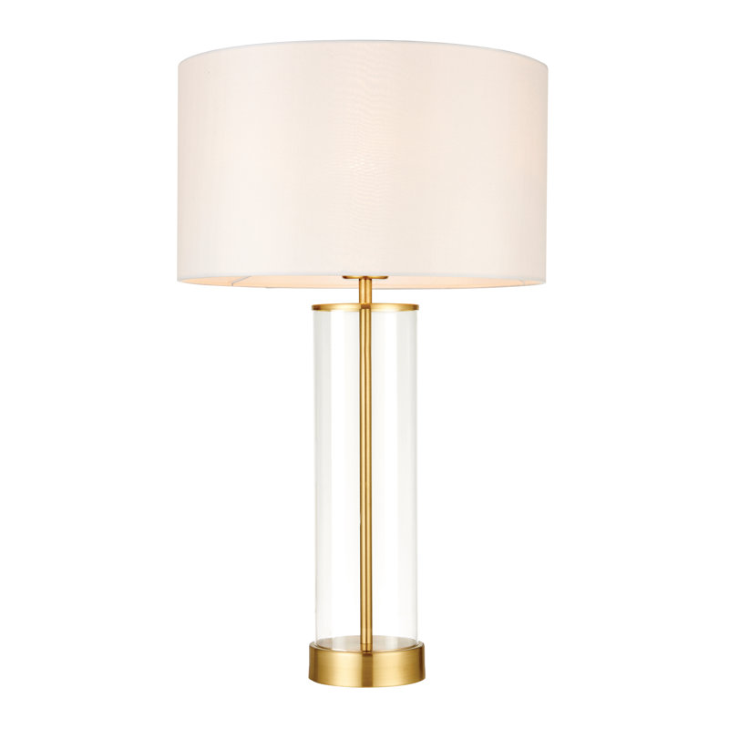Lolita 57Cm Glass Table Lamp, Brushed Gold