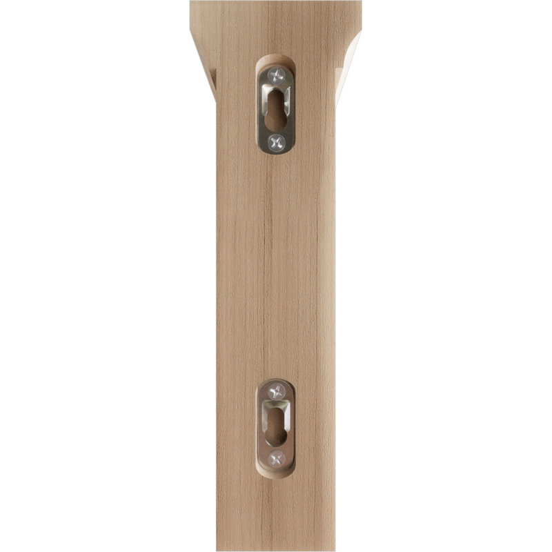 Support en bois Gomez, Aulne, H 8 po x l 2,5 po x P 6 po