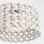 Catania 17" Flush Mount With Cream Braided Rope-660697587