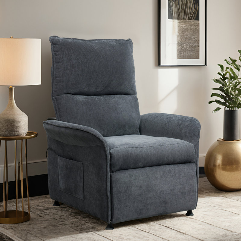 Fauteuil inclinable électrique à deux moteurs pour adultes, Gris