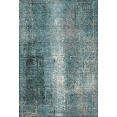 Premium Machine Washable Mouton AMF1980 Abstract Rug