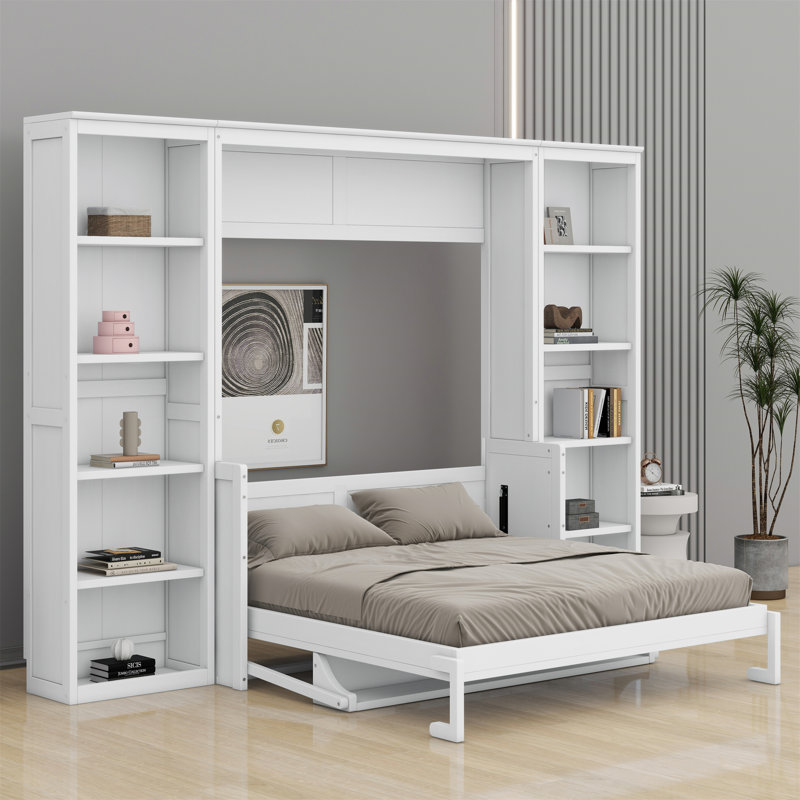 Murphy Bed With Desk And Bookshelf