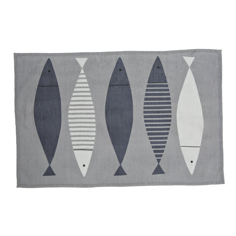 Torchon à poisson, Bleu marine