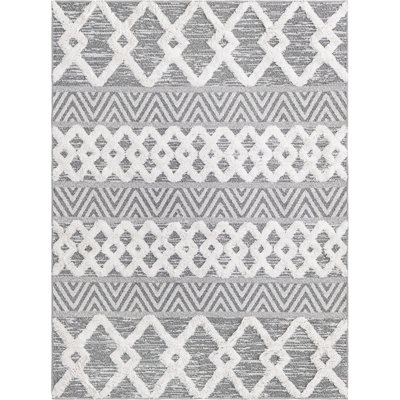 Archie-Jay Cotton Abstract Indoor Rug