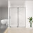 Semi Frameless 5/16 Tempered Glass Sliding Shower Door
