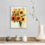Fleurs fraîches coupées I, art mural sur toile-310810953-310810952