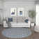 Modern Farmhouse Moroccan Geometric Dark Gray Area Rug