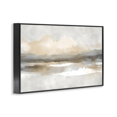 «Subtle Watercolor Mountains», estampe numérique, design by Creative Studio