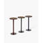 Table d'appoint en cuir olive vert Calder avec plateau de qualité supérieure-1787279611-1787279614