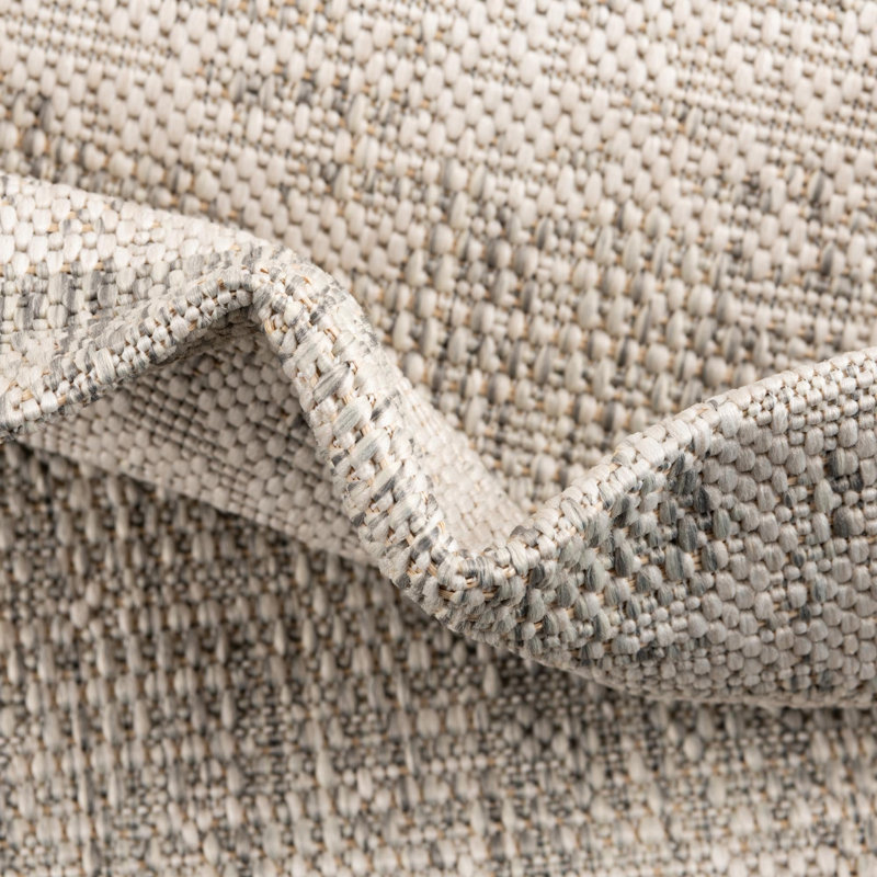 Tapis intérieur / extérieur gris bruxellois, Rectangle 10 pi x 14 pi 1 po