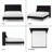 Melaya Wingback Upholstered Platform Bed Frame-628684016-640475827